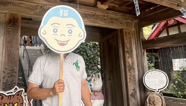 雲林寺(猫寺)へ