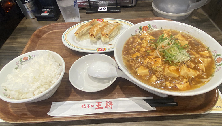 麻婆拉麺@武蔵村山「王将」