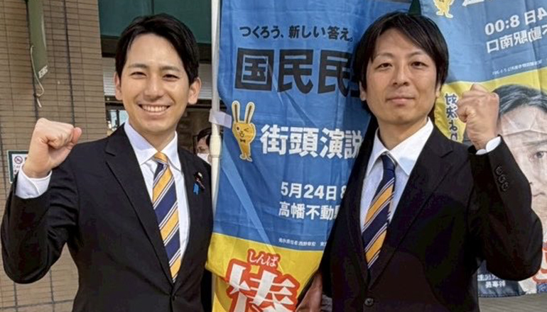 街頭演説@日野市