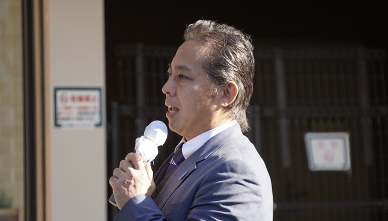 街頭演説@日野市