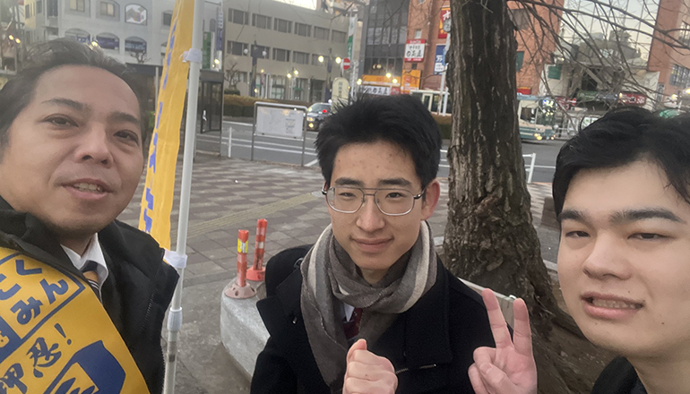 駅頭＠久米川駅南口