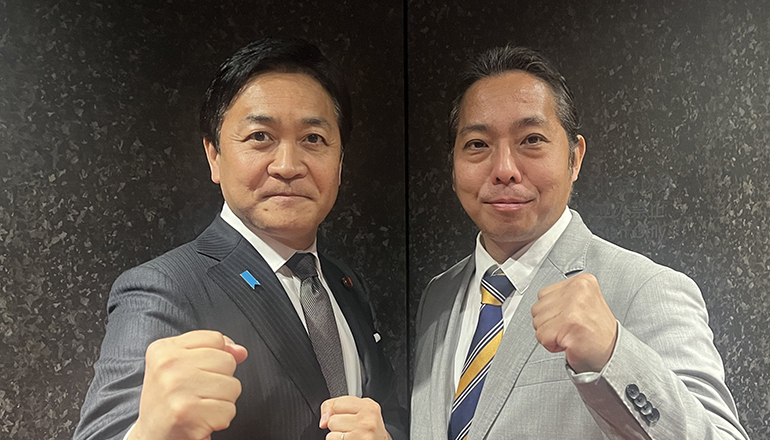 玉木雄一郎代表と@憲政記念館